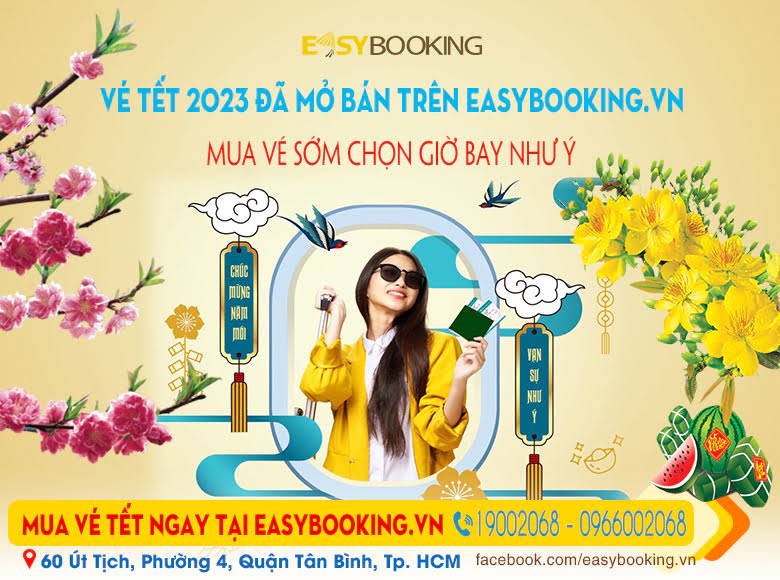 Sập sàn mua sớm VÉ MÁY BAY TẾT QUÝ MÃO 2023  - Mua ngay hôm nay tại Easybooking.vn